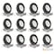 Nuwatt 6" Black Gimbal LED Recessed Lighting for Sloped Ceiling 2700K-5000K 5CCT Canless Lights, PK12 NW-P-ADJDL-6-12W-5CT-BLK-12P - alternate 1
